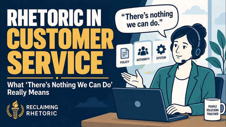 Thumbnail for the Rhetoric in Customer Service video