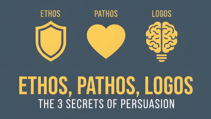 Thumbnail for Rhetorical Appeals Explained: The Science of Persuasion (Ethos, Pathos, Logos)